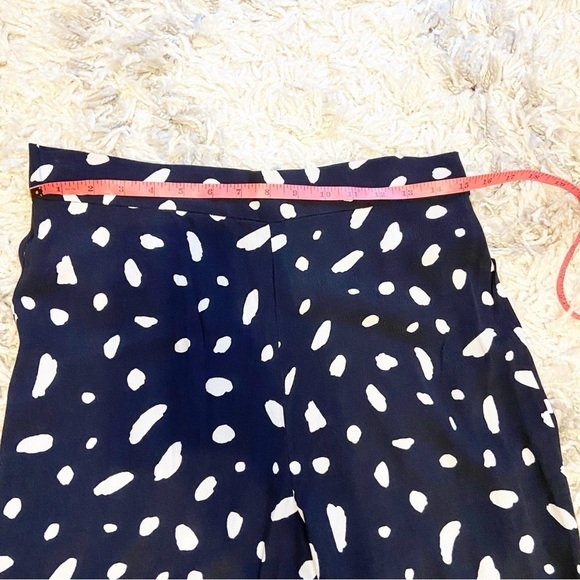 Wilfred Aritizia Women’s Viscose Blend Cropped Wide Leg Fawn Spotted Pants Large - Picture 10 of 12